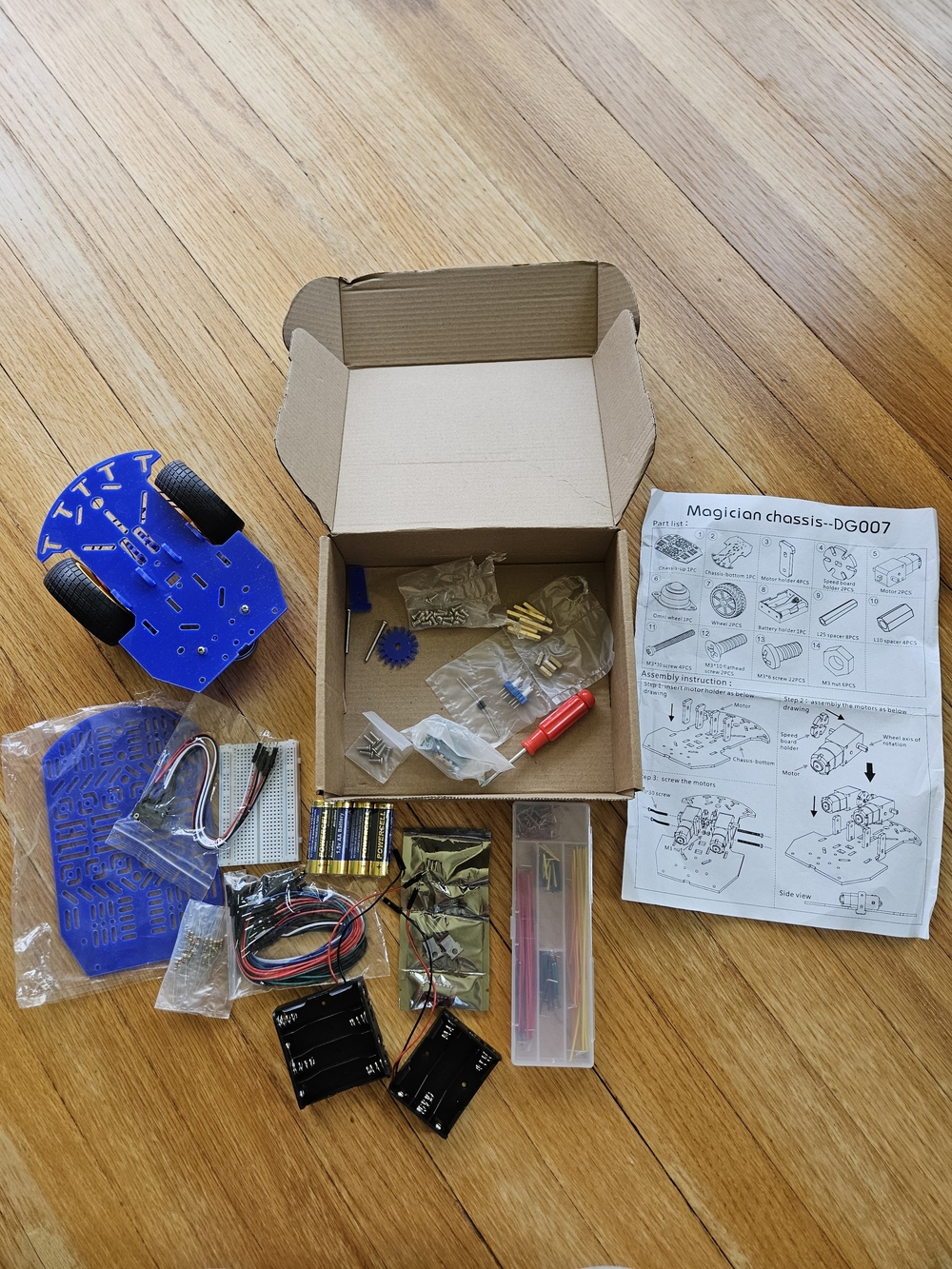 Home Science Tools 4-in-1 Robotics Kit — Blue